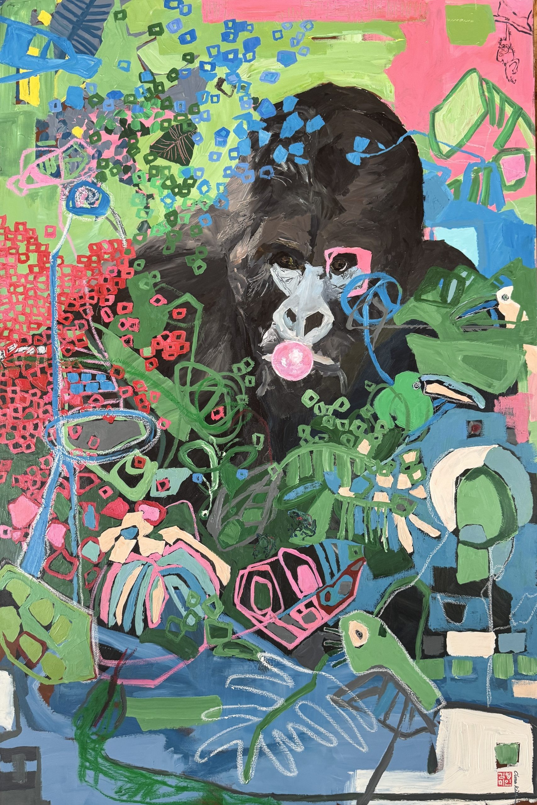 In Manhattan — painting by Clara Kim