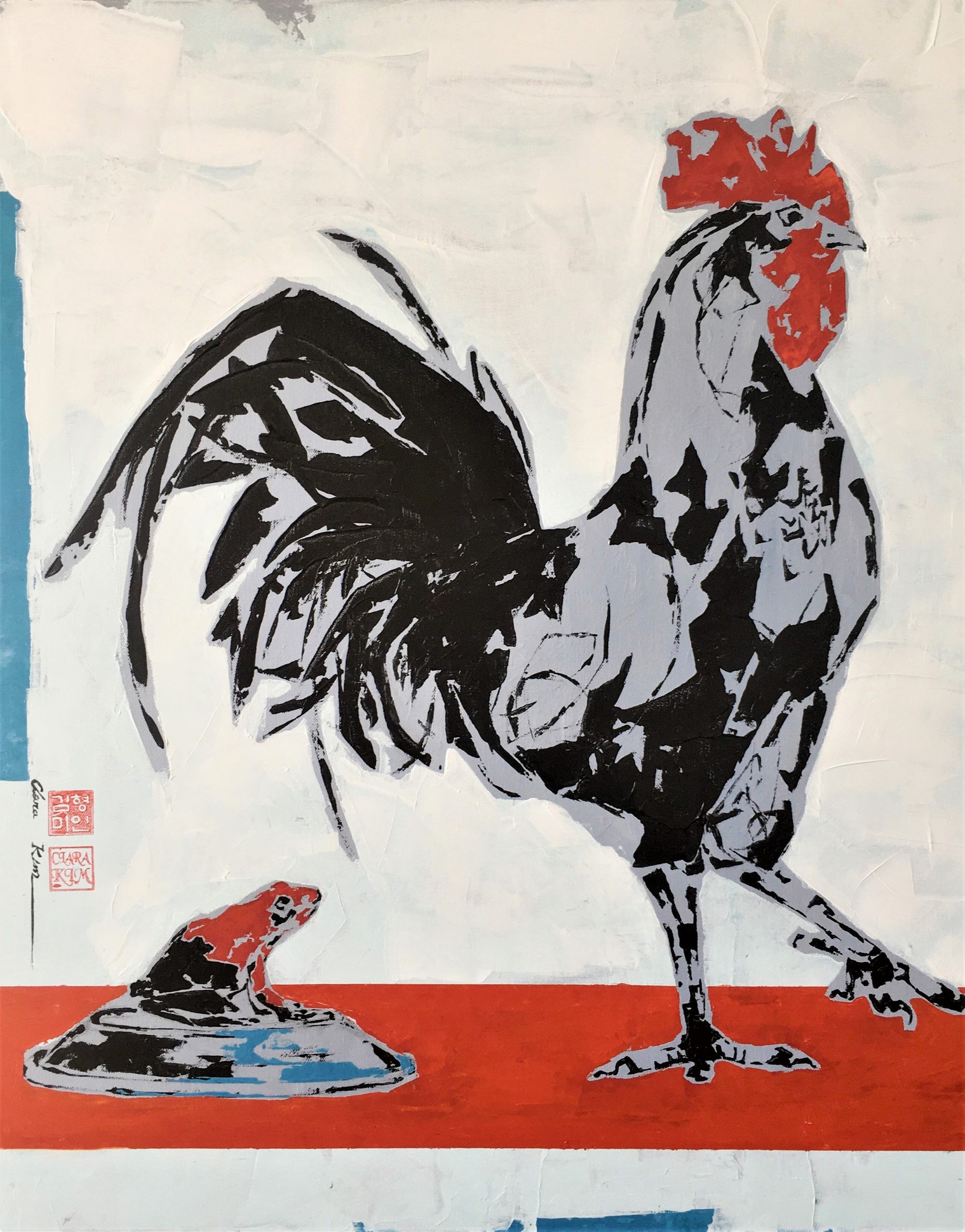 Opponent 2 — painting by Clara Kim