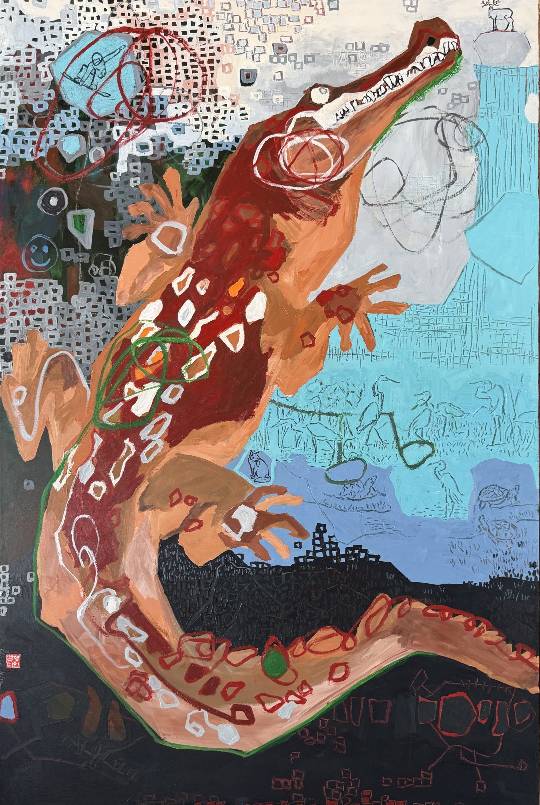 Conqueror's Avarice — painting by Clara Kim