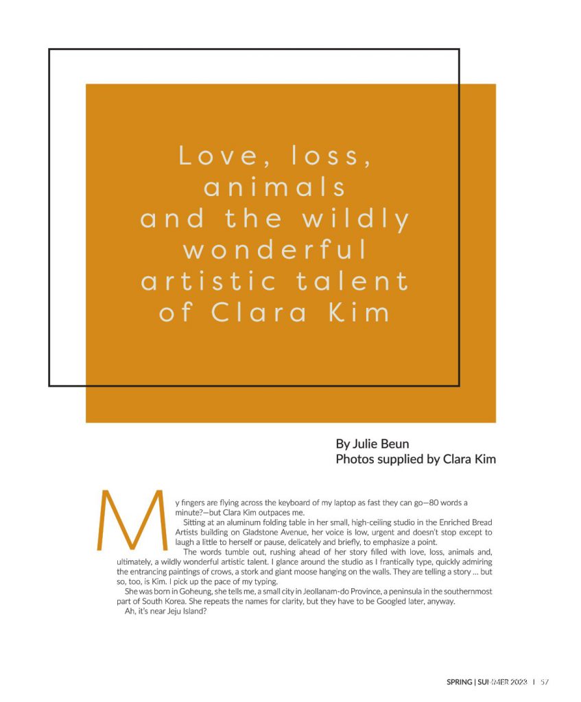 Clara Kim Luxe Magazine Page 2